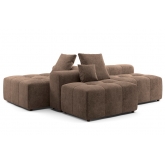 Модульный диван «Торонто 3» коричневый
